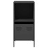 Aparador de acero laminado en frío negro 35x39x73,5