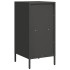 Aparador de acero laminado en frío negro 35x39x73,5