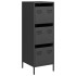 Aparador de acero negro 39x35x103,5