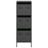 Aparador de acero negro 39x35x103,5