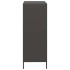 Aparador de acero negro 39x35x103,5