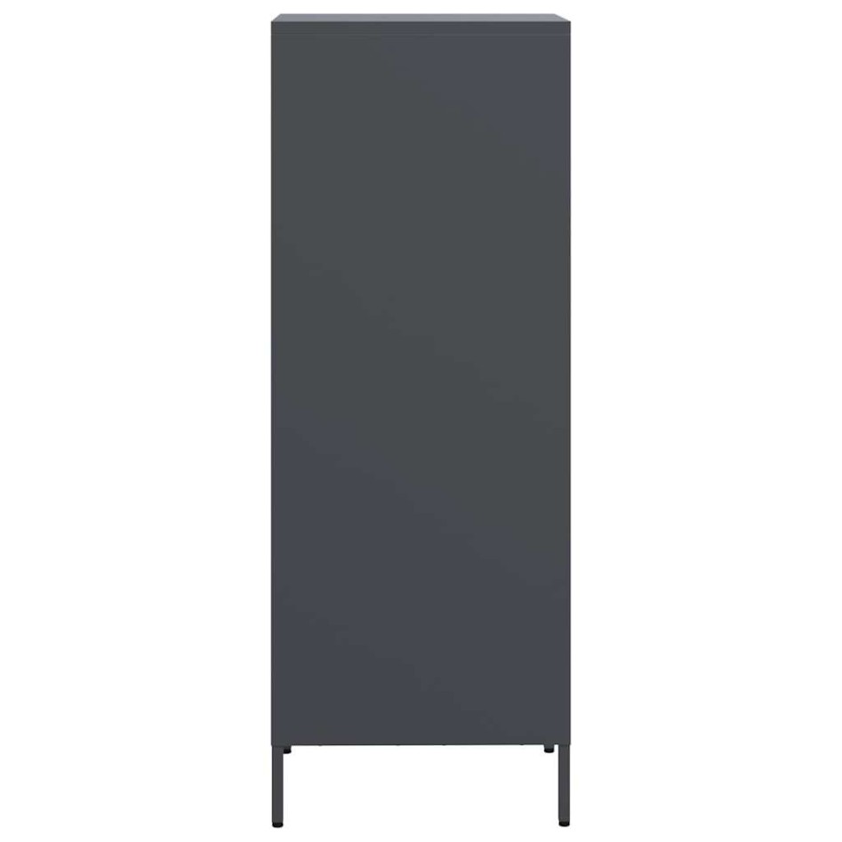 Aparador de acero gris antracita 39x35x103,5