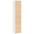 Estantería madera de ingeniería blanco brillo 40x30x189