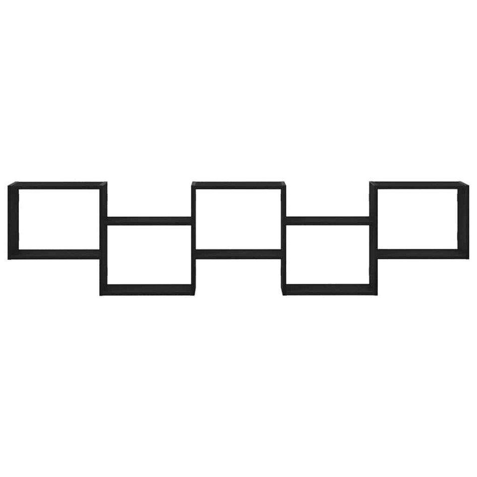 Estante cubo de pared 5 compartimentos madera ingeniería