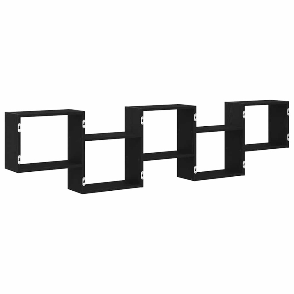 Estante cubo de pared 5 compartimentos madera ingeniería