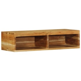 Mueble de TV de pared madera maciza de acacia 80x30x19