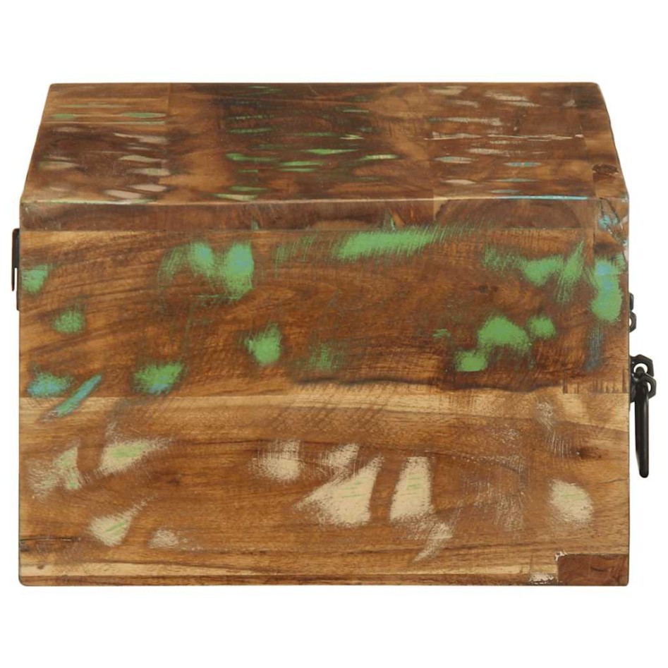 Mueble de TV de pared madera maciza reciclada 60x30x19