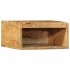 Mueble de TV de pared madera maciza de mango rugosa 40x30x19