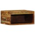 Muebles de TV de pared 2 uds madera maciza