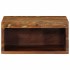 Muebles de TV de pared 2 uds madera maciza