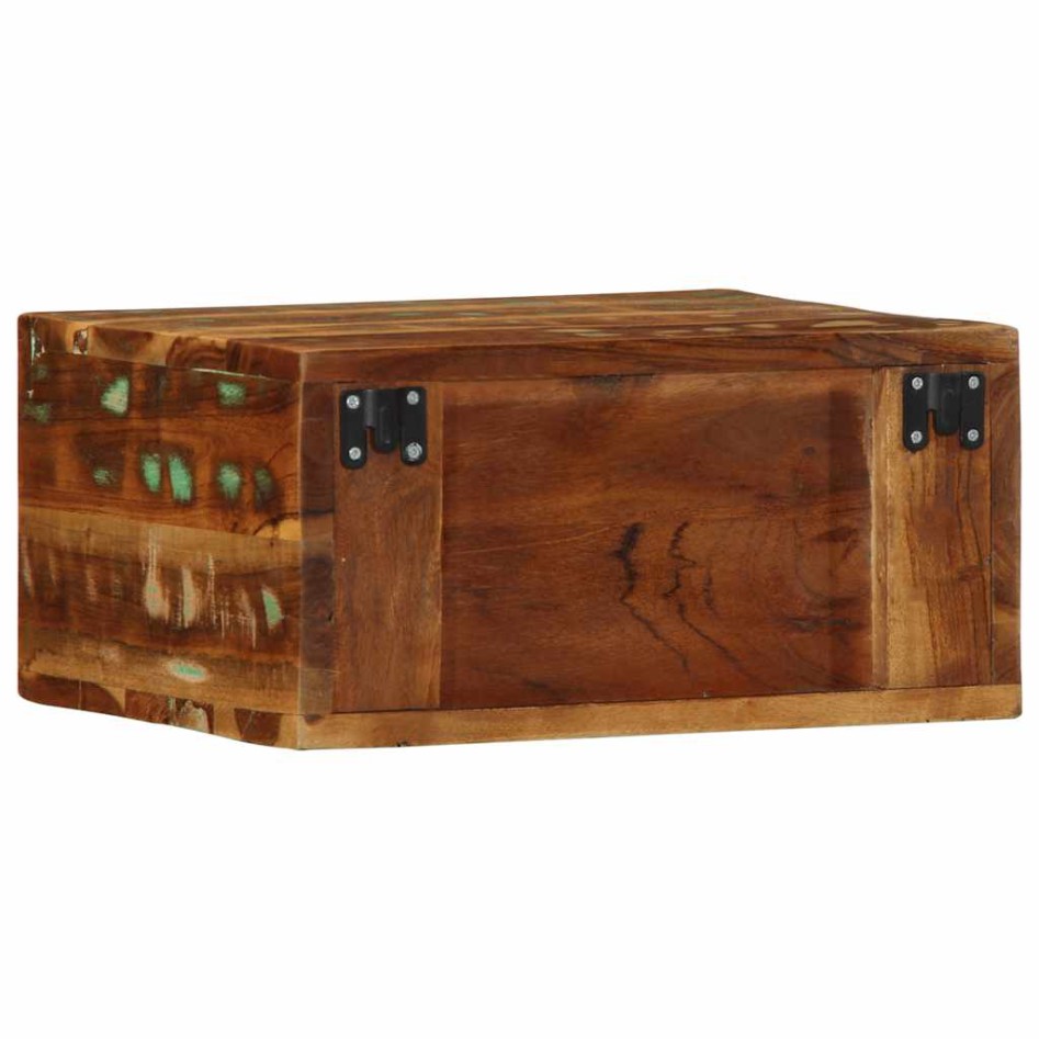 Muebles de TV de pared 2 uds madera maciza