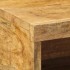 Mueble de TV de pared madera maciza de mango rugosa 60x30x19