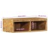 Mueble de TV de pared madera maciza de mango rugosa 60x30x19