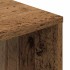 Escritorio madera ingeniería madera envejecida 102,5x35x75