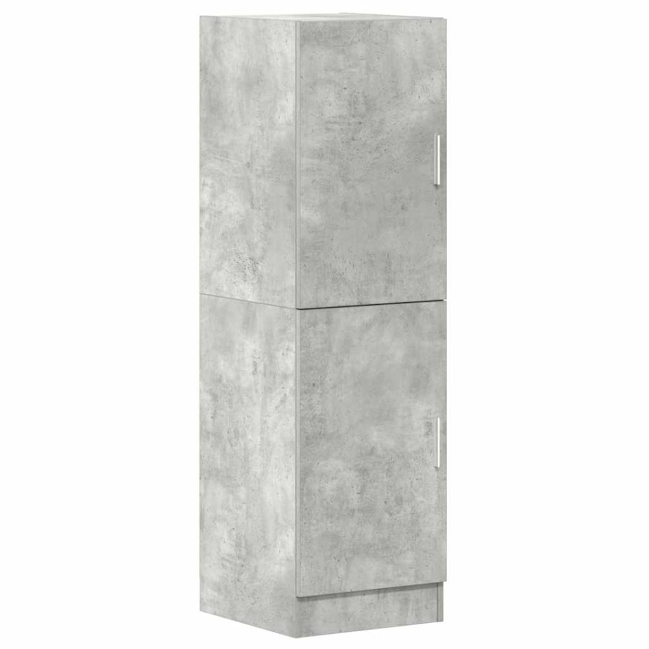 Mueble cocina madera ingeniería gris hormigón 38x41,5x131,5