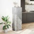 Mueble cocina madera ingeniería gris hormigón 38x41,5x131,5
