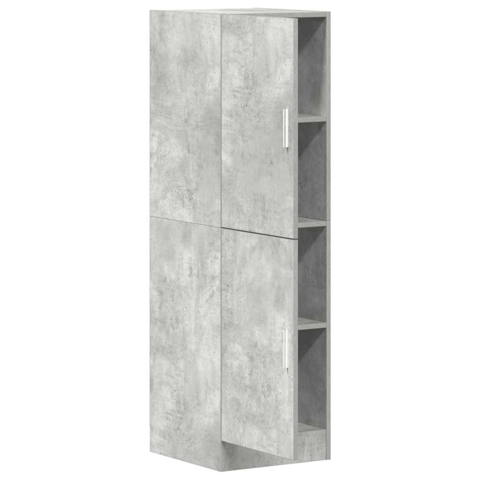 Mueble cocina madera ingeniería gris hormigón 38x41,5x131,5