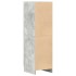 Mueble cocina madera ingeniería gris hormigón 38x41,5x131,5