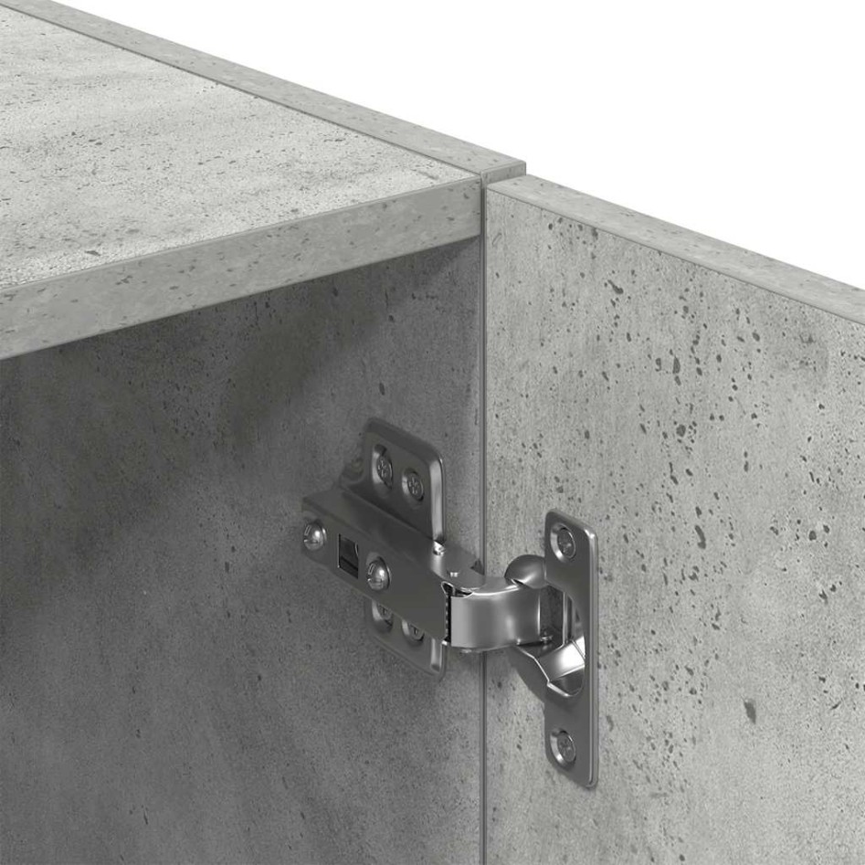 Mueble cocina madera ingeniería gris hormigón 38x41,5x131,5