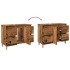 Mueble de lavabo madera ingeniería envejecida 80x33x60