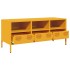 Mueble para TV acero laminado en frío amarillo 101,5x39x43,5
