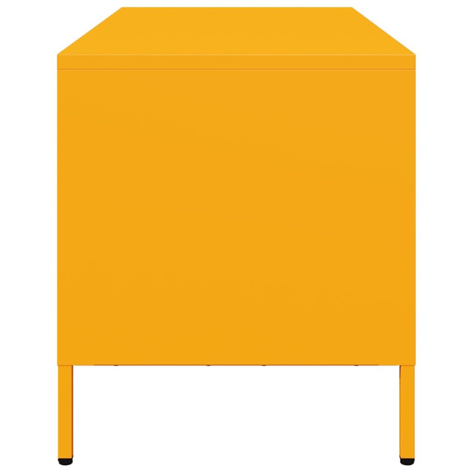 Mueble para TV acero laminado en frío amarillo 101,5x39x43,5