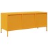 Mueble para TV acero laminado en frío amarillo 101,5x39x43,5