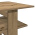 Mesa de centro madera ingeniería roble artesanal