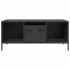 Mesa de centro acero laminado en frío negro 101,5x50x43,5