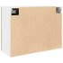 Armario colgante vidrio madera roble artisan 80x31x60