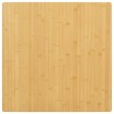 Tablero de mesa de bambú 80x80x2,5 cm