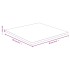 Tablero de mesa de bambú 80x80x2,5