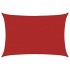 Toldo de vela rojo HDPE 160 g/m² 5x6