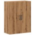 Armario de pared madera ingeniería marrón roble 69,5x34x90