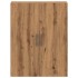 Armario de pared madera ingeniería marrón roble 69,5x34x90