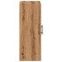 Armario de pared madera ingeniería marrón roble 69,5x34x90