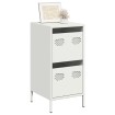 Aparador de acero laminado en frío blanco 35x39x73,5 cm