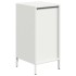 Aparador de acero laminado en frío blanco 35x39x73,5