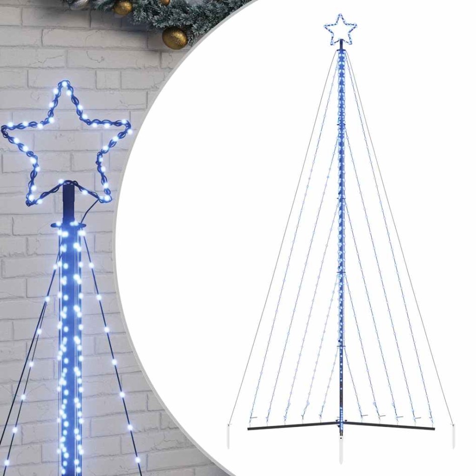 Árbol de Navidad LED 570 LED azul 399