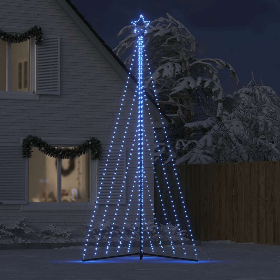 Árbol de Navidad LED 570 LED azul 399