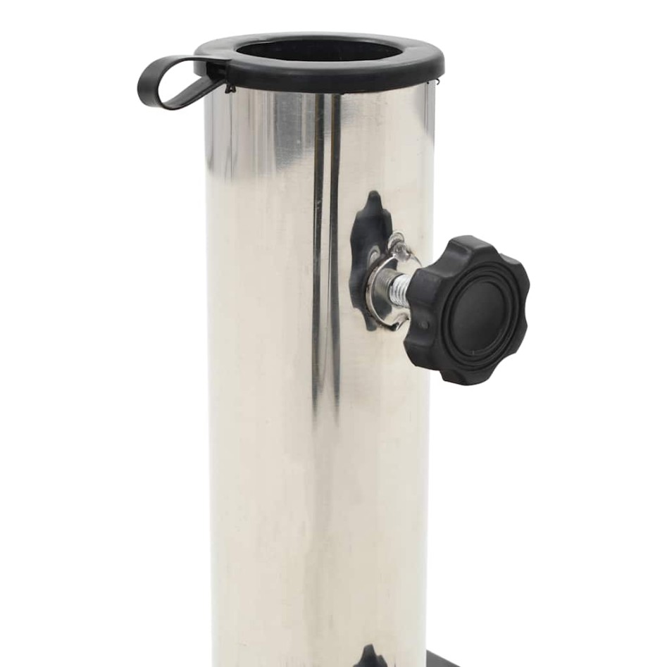 Base de sombrilla cuadrada de granito negro 28,5