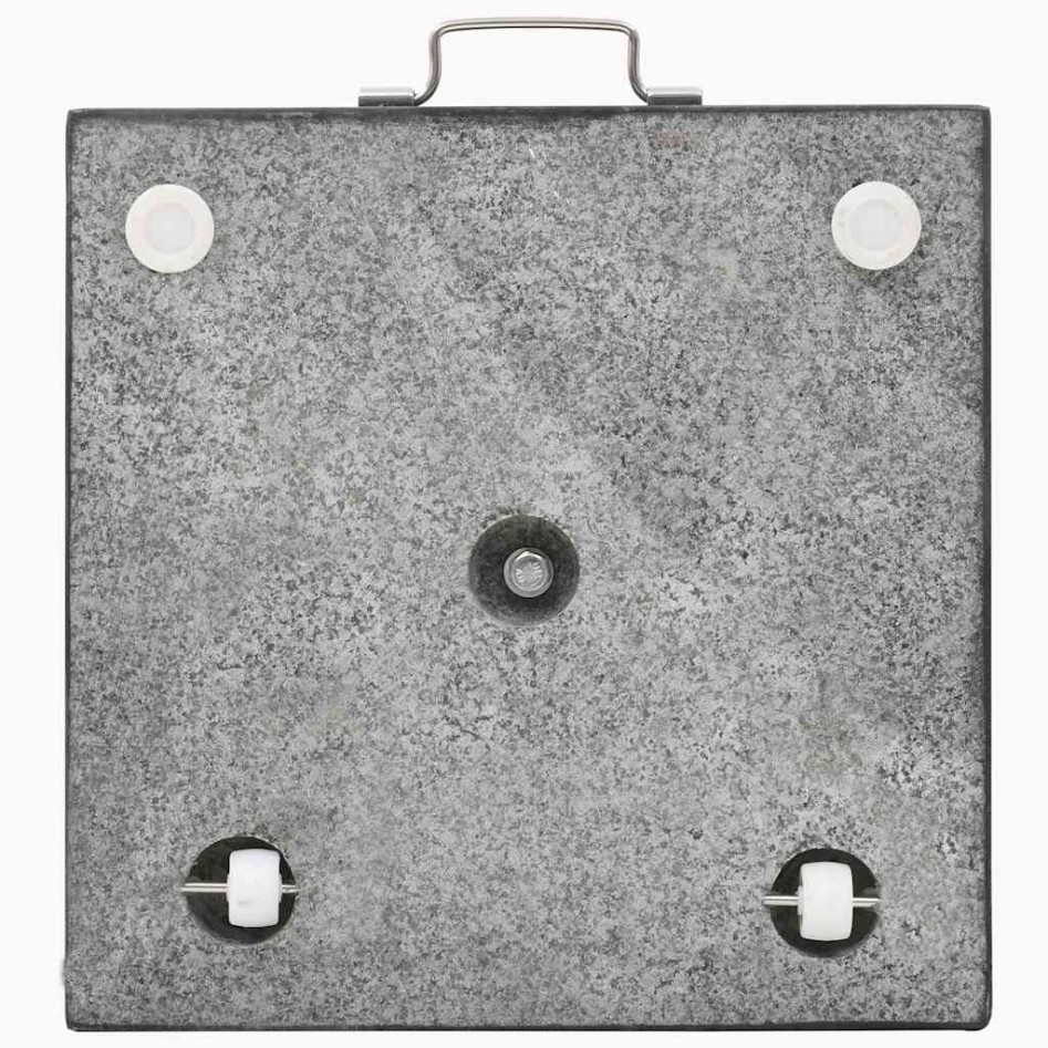 Base de sombrilla cuadrada de granito negro 28,5