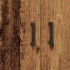 Aparador de madera de ingeniería envejecida 69,5x34x90