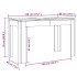 Mesa de comedor de madera contrachapada madera