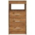 Cajonera de madera contrachapada madera vieja 40x50x76