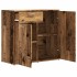 Aparador de madera contrachapada madera vieja 80x36x75