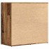 Aparador de madera contrachapada madera vieja 80x36x75