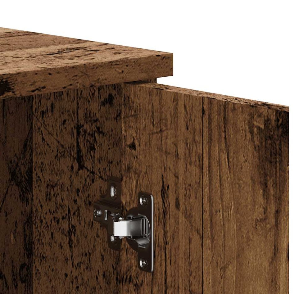 Aparador de madera contrachapada madera vieja 80x36x75