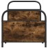Estructura cama sin colchón 80x200 cm madera roble