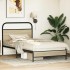 Estructura de cama sin colchón 100x190 cm madera roble